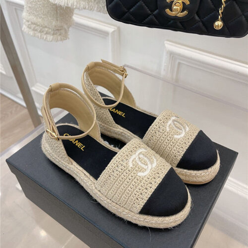 High Quality Luxury Chanel Hand Woven Sandals – Style 29510