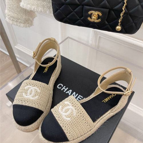 High Quality Luxury Chanel Hand Woven Sandals – Style 29510 alternate view
