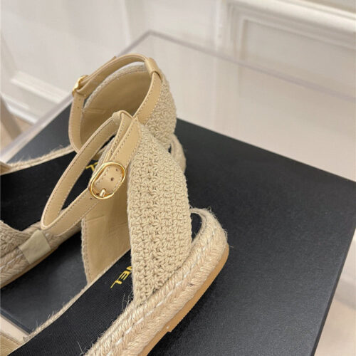 High Quality Luxury Chanel Hand Woven Sandals – Style 29510 product detail