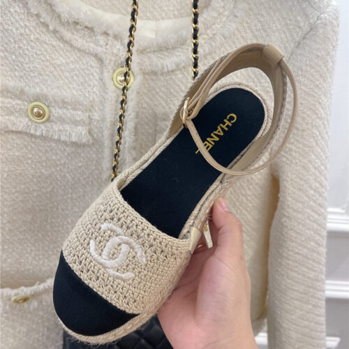 High Quality Luxury Chanel Hand Woven Sandals – Style 29510 product detail