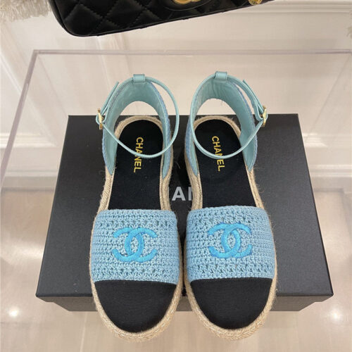High Quality Luxury Chanel Hand Woven Sandals – Style 93350 product detail
