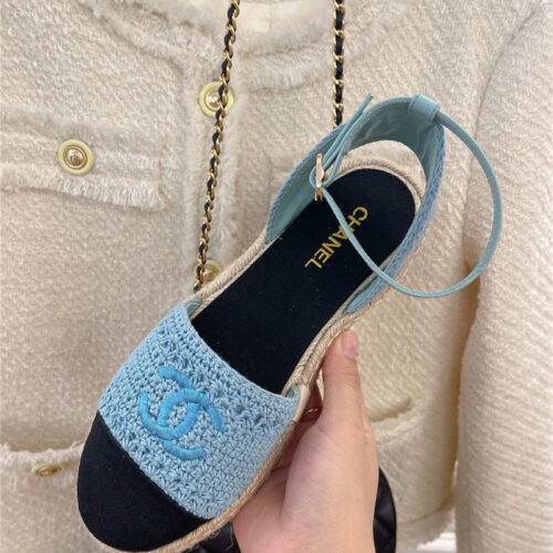 High Quality Luxury Chanel Hand Woven Sandals – Style 93350 product detail