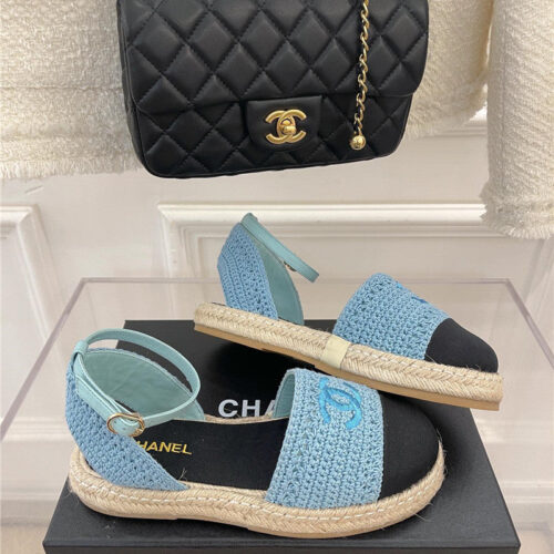 High Quality Luxury Chanel Hand Woven Sandals – Style 93350