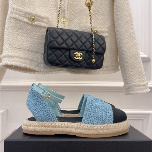 High Quality Luxury Chanel Hand Woven Sandals – Style 93350 product detail