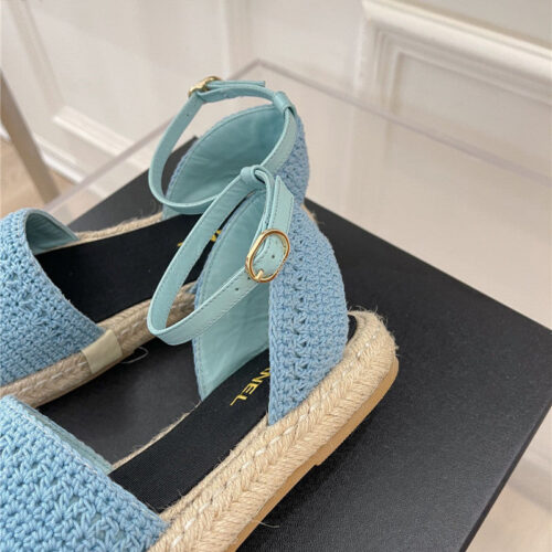 High Quality Luxury Chanel Hand Woven Sandals – Style 93350 product detail