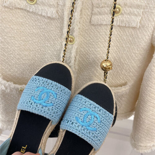 High Quality Luxury Chanel Hand Woven Sandals – Style 93350 product detail