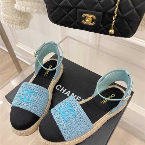 High Quality Luxury Chanel Hand Woven Sandals – Style 93350 alternate view