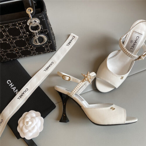 High Quality Luxury Chanel Fish Mouth High Heel Sandals product detail