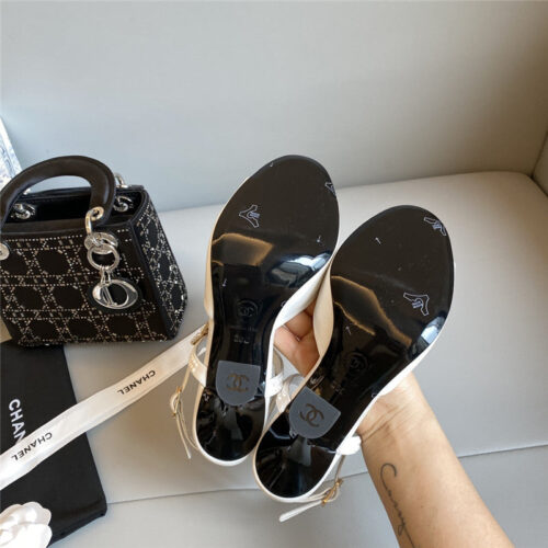 High Quality Luxury Chanel Fish Mouth High Heel Sandals product detail