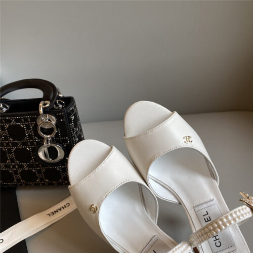 High Quality Luxury Chanel Fish Mouth High Heel Sandals product detail