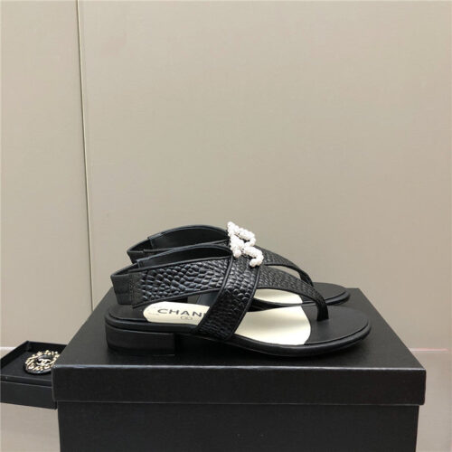 High Quality Luxury Chanel Flat Sandals – Style 65862 product detail