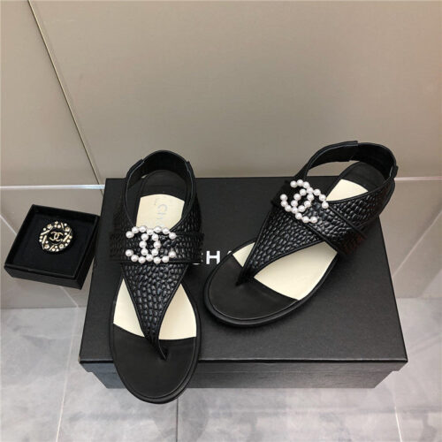 High Quality Luxury Chanel Flat Sandals – Style 65862 product detail