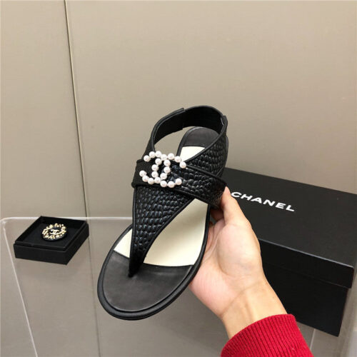 High Quality Luxury Chanel Flat Sandals – Style 65862 product detail