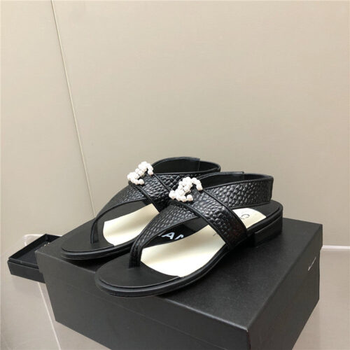 High Quality Luxury Chanel Flat Sandals – Style 65862