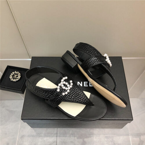 High Quality Luxury Chanel Flat Sandals – Style 65862 product detail