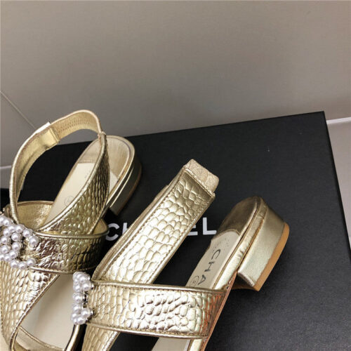 High Quality Luxury Chanel Flat Sandals – Style 64166 product detail