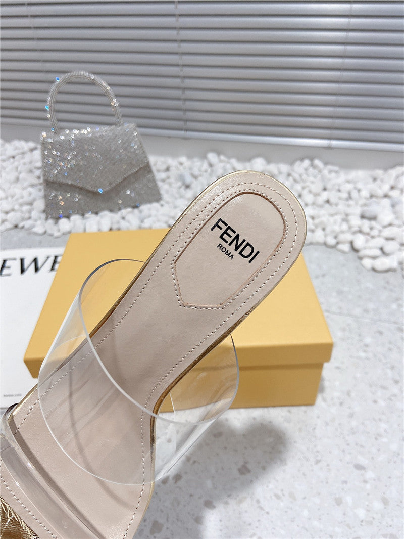 High Quality Luxury Fendi Wedge Slippers product detail