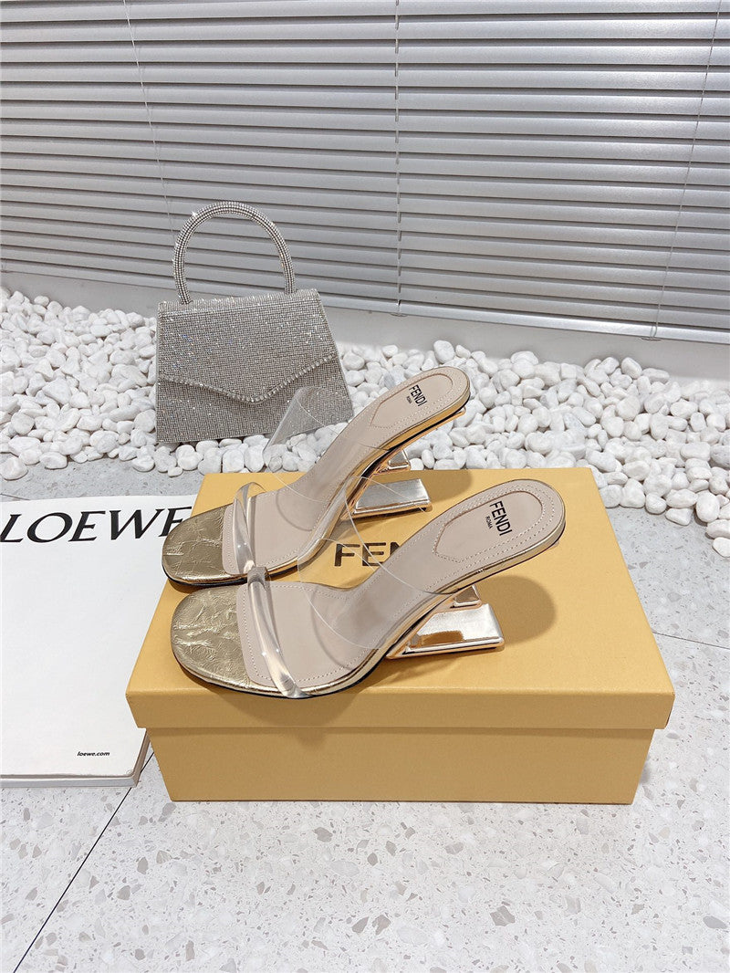High Quality Luxury Fendi Wedge Slippers product detail