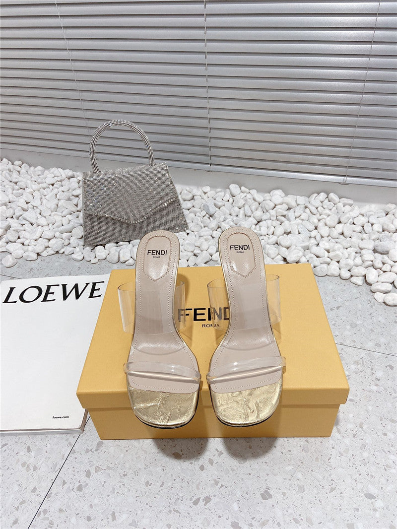High Quality Luxury Fendi Wedge Slippers product detail