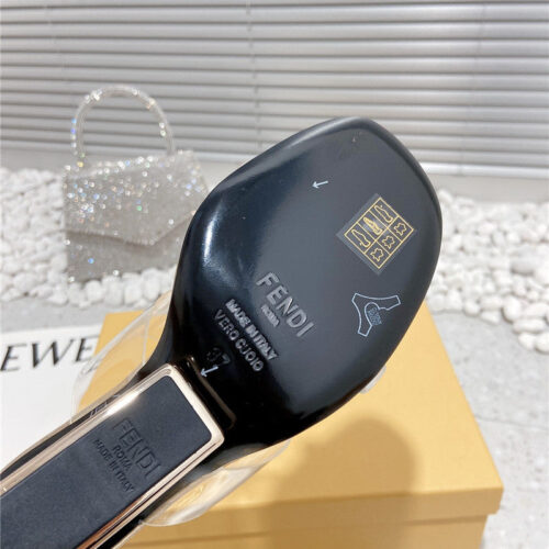 High Quality Luxury Fendi Wedge Slippers product detail