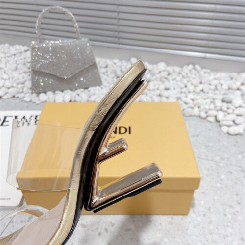 High Quality Luxury Fendi Wedge Slippers product detail