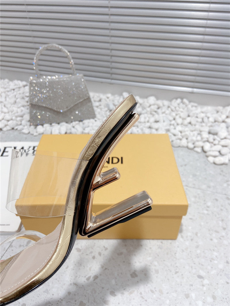 High Quality Luxury Fendi Wedge Slippers product detail