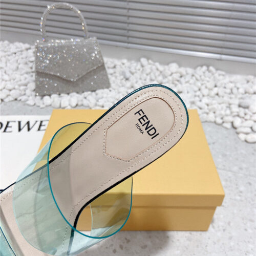 High Quality Luxury Fendi Wedge Slippers – Style 14355 product detail
