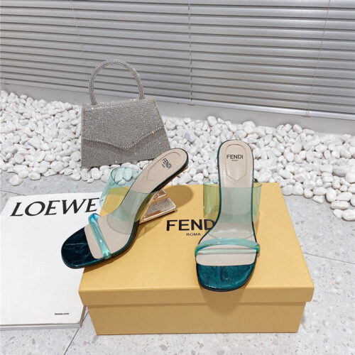 High Quality Luxury Fendi Wedge Slippers – Style 14355 product detail