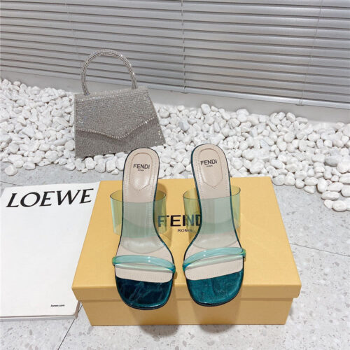 High Quality Luxury Fendi Wedge Slippers – Style 14355 product detail