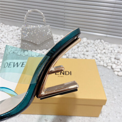 High Quality Luxury Fendi Wedge Slippers – Style 14355 product detail