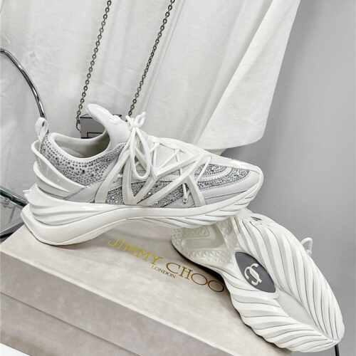 High Quality Luxury Jimmy Choo Cosmos Sneakers – Style 25111 product detail