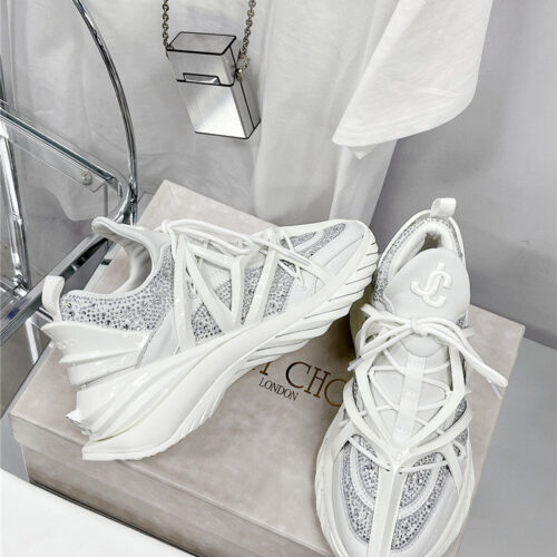 High Quality Luxury Jimmy Choo Cosmos Sneakers – Style 25111 product detail