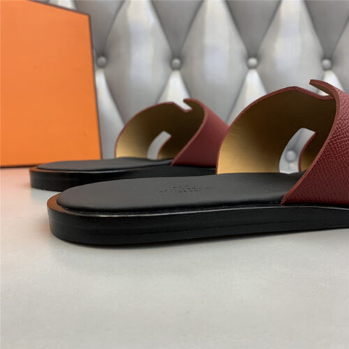 High Quality Luxury Hermes H Mens Slippers – Style 81155 product detail
