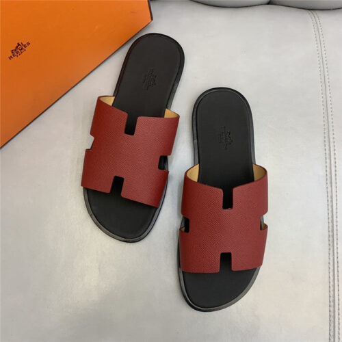 High Quality Luxury Hermes H Mens Slippers – Style 81155 product detail