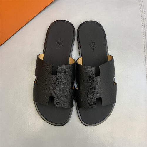 High Quality Luxury Hermes H Mens Slippers alternate view