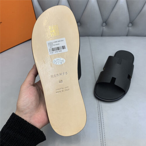 High Quality Luxury Hermes H Mens Slippers product detail