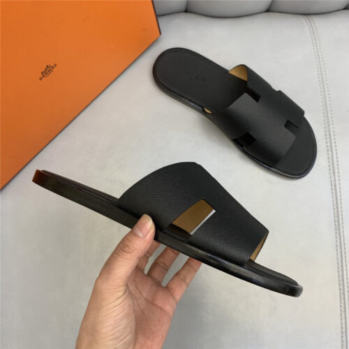 High Quality Luxury Hermes H Mens Slippers
