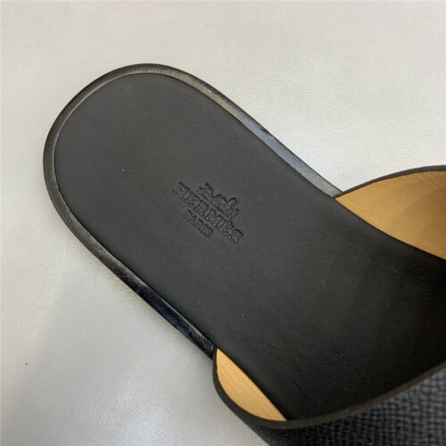 High Quality Luxury Hermes H Mens Slippers product detail