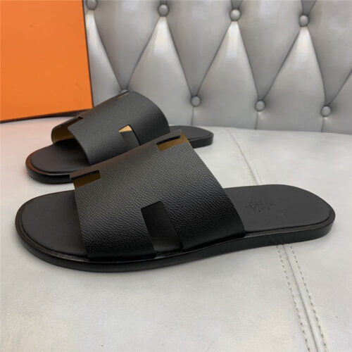 High Quality Luxury Hermes H Mens Slippers product detail