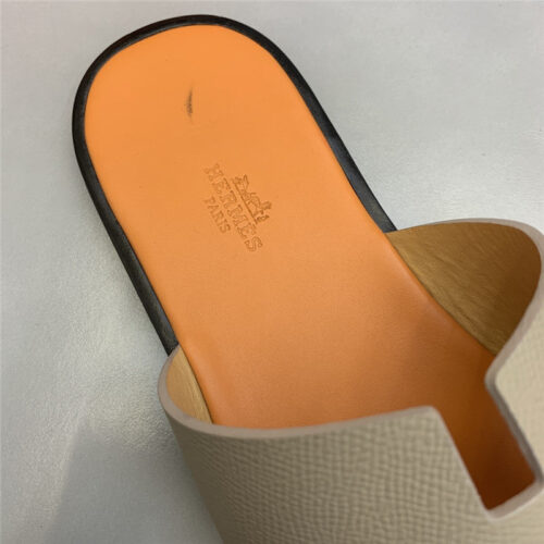 High Quality Luxury Hermes H Mens Slippers – Style 15619 product detail