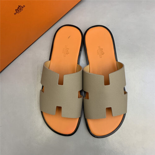 High Quality Luxury Hermes H Mens Slippers – Style 15619 alternate view