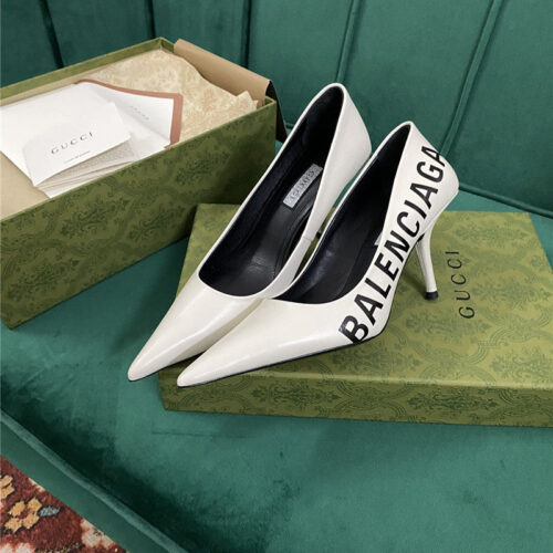 High Quality Luxury Gucci X Balenciaga Square Knife Pumps – Style 48787 alternate view