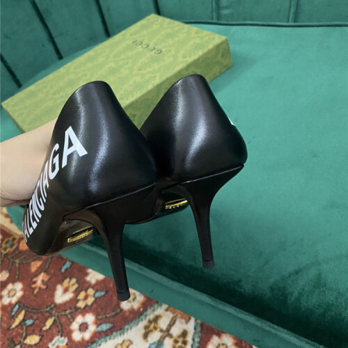 High Quality Luxury Gucci X Balenciaga Square Knife Pumps – Style 34675 product detail