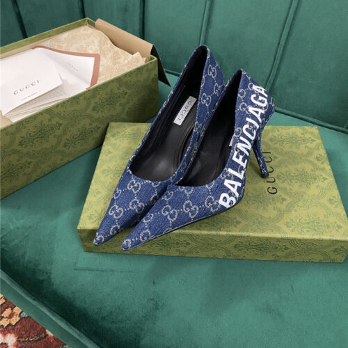 High Quality Luxury Gucci Ábalenciaga Square Knife Pumps product detail