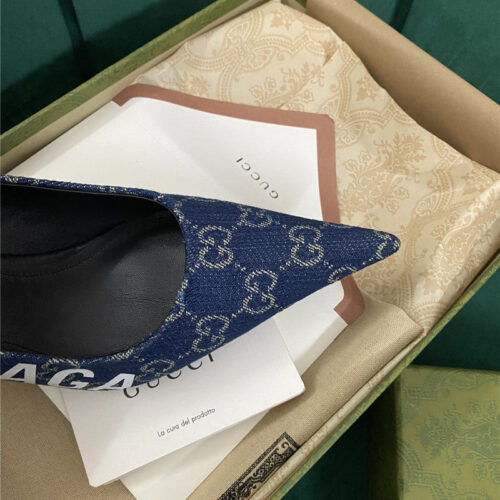 High Quality Luxury Gucci Ábalenciaga Square Knife Pumps product detail
