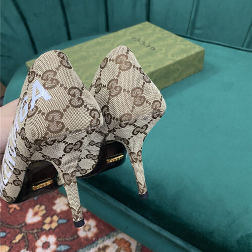 High Quality Luxury Gucci X Balenciaga Square Knife Pumps – Style 01795 product detail