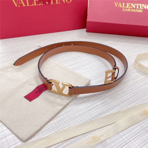 High Quality Luxury Valentino V Buckle Belt
