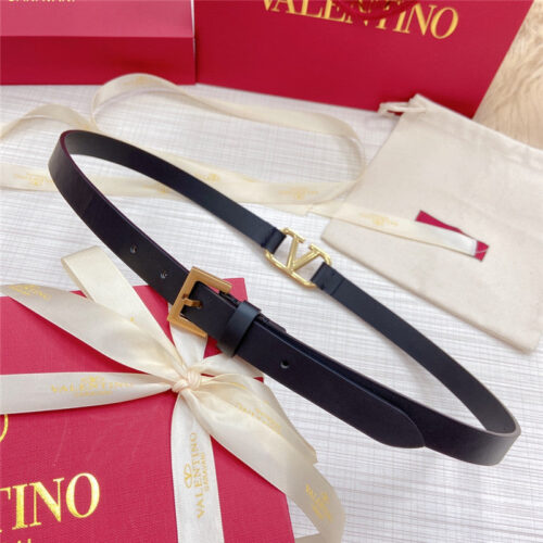 High Quality Luxury Valentino V Buckle Belt – Style 19782 alternate view