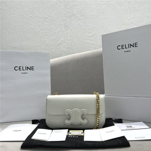 High Quality Luxury Celine Triomphe Chain Shoulder Bag – Style 24987