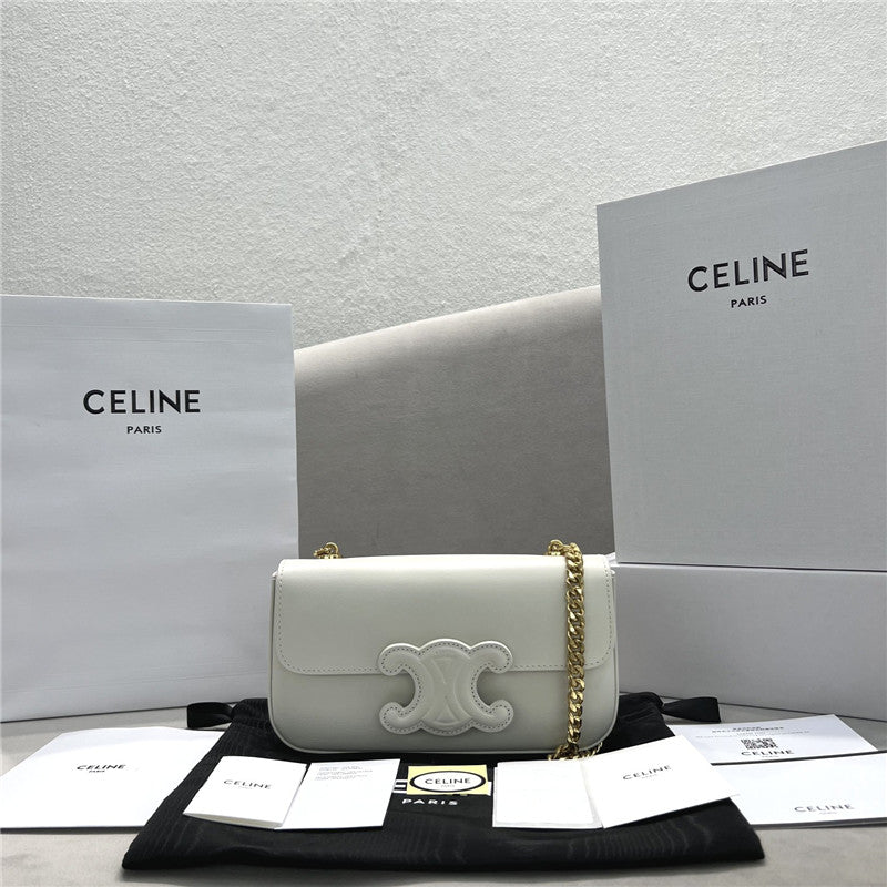 High Quality Luxury Celine Triomphe Chain Shoulder Bag – Style 24987